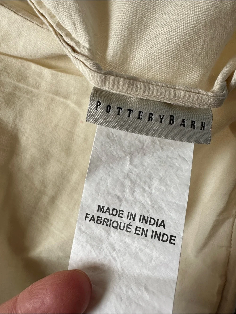 Pottery Barn 100% Cotton 2 Shams